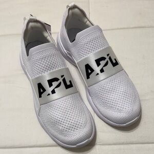 APL Women's White Athletic Slip-On Shoes